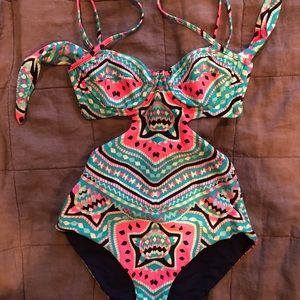 Mara Hoffman one piece bathing suit